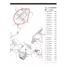 Protetor Do Escapamento Xtz125 Térmico 5rm-e4728-00