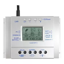 Controlador De Carga Mppt 60a 12v/24v Energia Solar