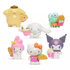 Hello Kitty Y Amigos Set De Seis Figuras 