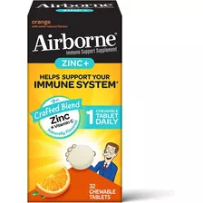 Airborne | Zinc Immune Support | 32 Chewable Tablets 