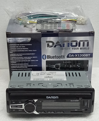 Danom Reproductor Da-x1200bt