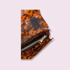 Cartera Steve Maden Café Transparente