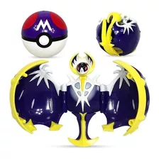 Pokebola Tamanho Real Com Lunala Articulado Dentro Grande