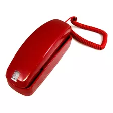 Teléfono Con Cable Golden Eagle Rimstyle Visual Ringer Rojo