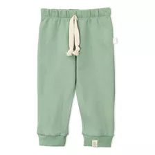 Pantalón Largo Bebé Con Puño Naranjo Frisa