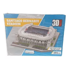 Estadio Futbol Maqueta 3d Santiago Bernabeu