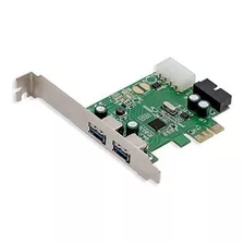 Syba 2 Externo Usb 3.0 Puerto Y 19 Pin Conector Interno Pcie