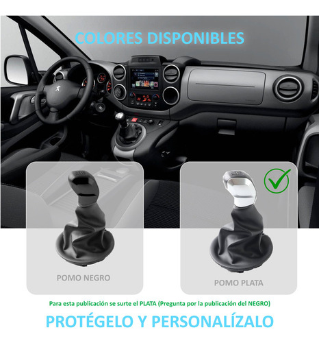 Bota Funda Pomo Palanca Cambios Peugeot Partner 2019 Foto 8