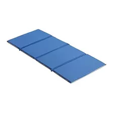 Ecr4kids Value 4-fold Daycare Rest Mat, Azul Y Gris (1 De Es