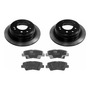 Set Balatas Bajos Metales Del + Tras Elantra 17/19 Brembo