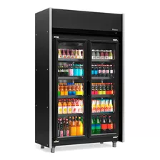 Refrigerador Vertical Completamente Negro Auto Service De 820 Litros Con Color Negro, 220 V