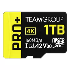 Teamgroup Tarjeta A2 Pro Plus De 1 Tb Micro Sdxc Uhs-i U3 A2