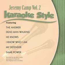  Cd: Estilo Karaokê: Jeremy Camp Vol. 2