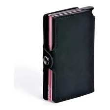 Billetera Limited Wallet Con Protección Rfid - Black & Pink