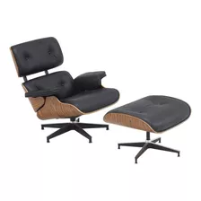 Butaca Diseño Eames Lounge Otomano Sillon Poltrona Lcm