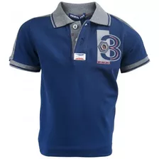 Camisetas Polo Infantil Remeras Premium Azul Nuevas!!!