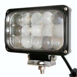 Faro Rectangular Led Lupa 5 Pulgada 4x6 Auto Jeep Universal Foto 2