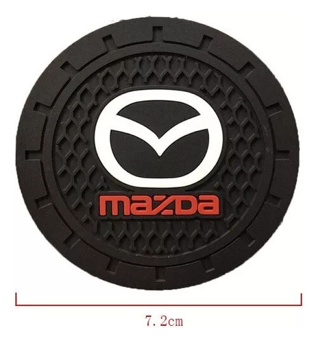 Par Porta Vasos Premium Logo Mazda Cx-50 2023-2024 Foto 3