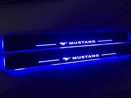 Estribos Iluminados Led Inteligentes Para Ford Mustang Foto 2