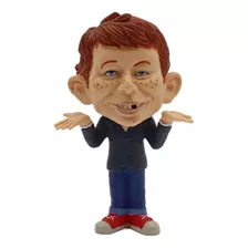 Alfred E Neuman Boneco Bobblehead Miniatura Mad Figura Spy 