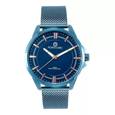 Reloj Montescano Azul Caballero Taica3898