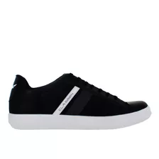 Clasben Tenis Casual Moda Confort Polipiel Negro Hombre 8376