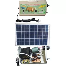 Kit Cerca Eléctrica Solar 50km Sistema Dual. Todo En Uno 