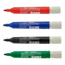 4 Canetas Pincel Marcador Pilot - P/ Quadro Branco