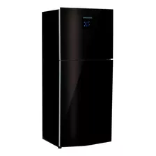 Refrigerador No Frost Challenger Glass Cr 570 Negro Con Freezer 415l 115v