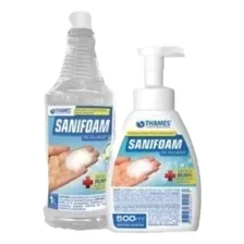 Sanitizante Espuma De Manos Sanifoam 500 Ml +repuesto 1 Lts