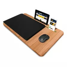 Suporte Multiuso Para Notebook Tablet Celular 56x33 Madeira
