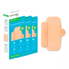 Curativo Respirável Bege 3 Formas Kit 90 Unidades Multilaser