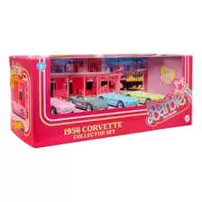  Barbie The Movie Corvette Hot Wheels Filme 1/64 Pack 4 