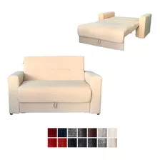 Sofa De Living Cama De 2 Cuerpos Bi Cama Tapizado Chenille