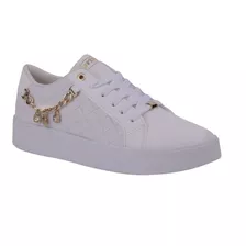 022-04 Tenis Casual Sneakers Blanco Dama Mujer