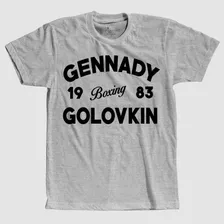 Camiseta Gennady Golovkin Ggg Lutador De Boxe