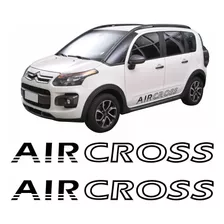 Air Cross Citroen Jogo Adesivos Faixas Lateiras Par Kit