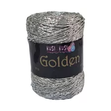 Lana Golden Crochet Bordar Ovillo 50 Gr 60 M Dorada Plateada