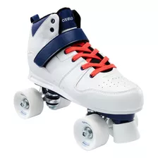 Patines Quad 100 Adulto Blanco Oxelo