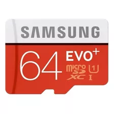 Tarjeta De Memoria Samsung Mb-mc64da/eu Evo Plus Con Adaptador Sd 64gb