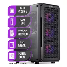 Pc Gamer Mancer Ryzen 5, Rtx 3060, 16gb Ddr4, Ssd 960gb