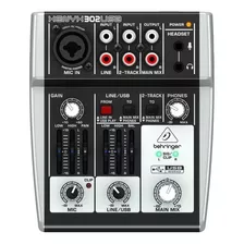 Consola Mixer Behringer 302 Usb Preamp Xenyx 5 Entradas Usb