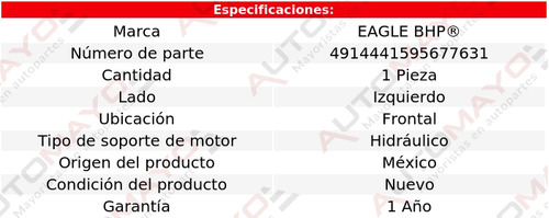 Un Soporte Motor Del Izquierdo Eagle Gle400 3.0lv6 16-19 Foto 4