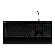 Teclado Gamer Logitech G Serie G Prodigy G213 Qwerty Español Color Negro Con Luz Rgb