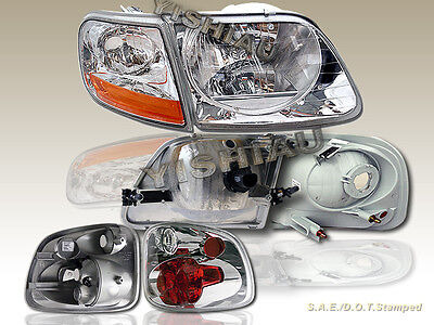 2001-2003 Ford F-150 Svt Supercrew Headlights+corner Lig Zzh Foto 5