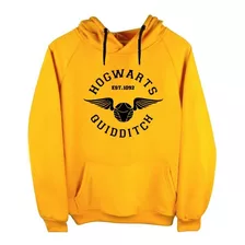 Sudadera Con Gorro Hogwarts Quidditch Harry Potter Adulto