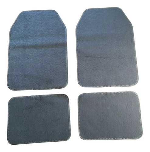 Kit 4 Tapetes De Alfombra Grises Mitsubishi L300 1996 Foto 9