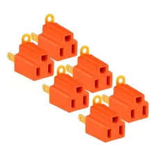 Adaptador Convertidor 3 A 2 Polo Tierra Naranja Trifasico X6