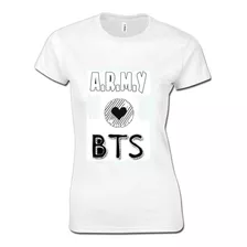 Camiseta Mujer Playera Army Bts Dama