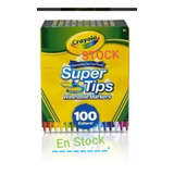 Crayola Supertips 100 Plumones Lavables Stock NiÃ±os